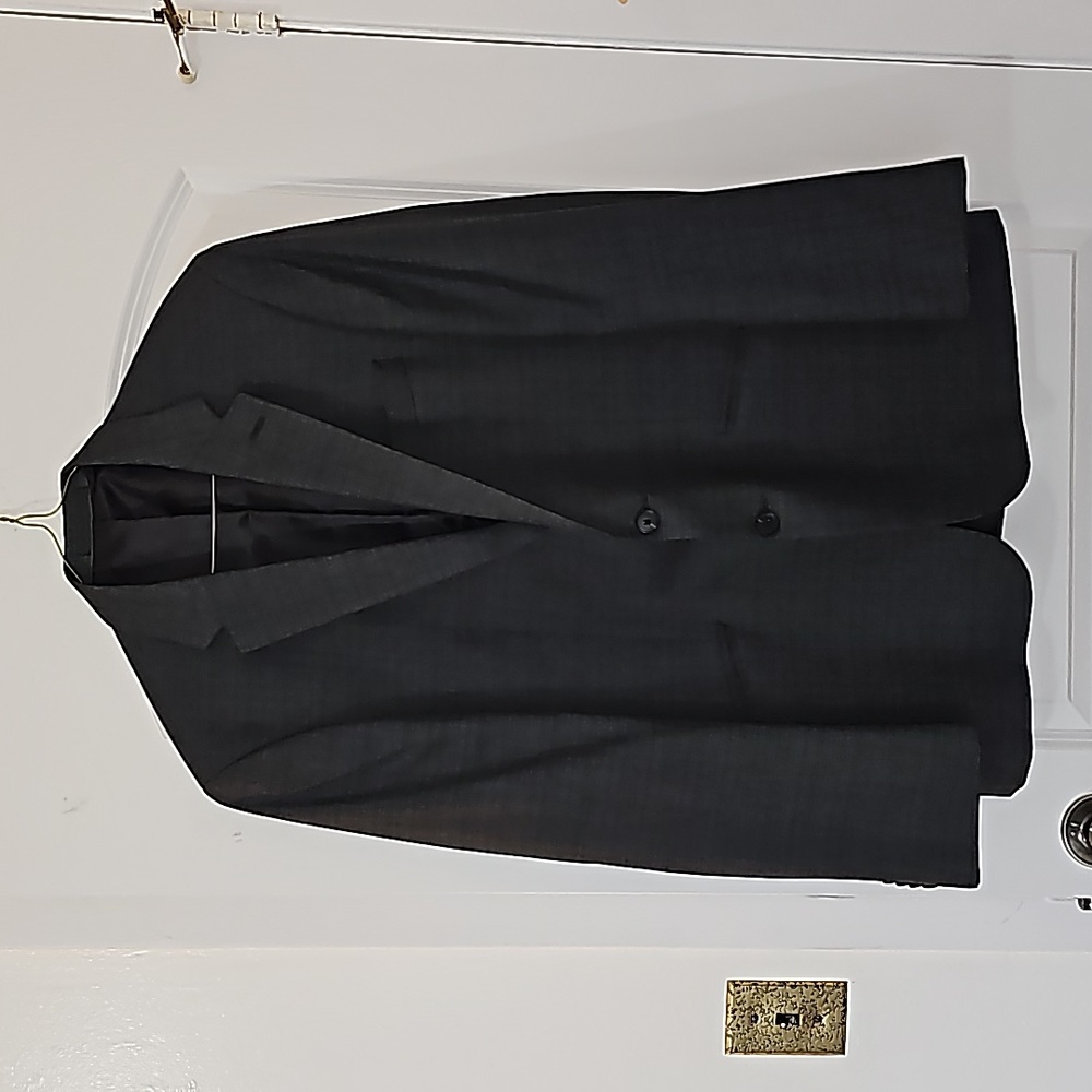 UNLISTED By Kenneth Cole Production Blazer Charcoal with Gray Lines